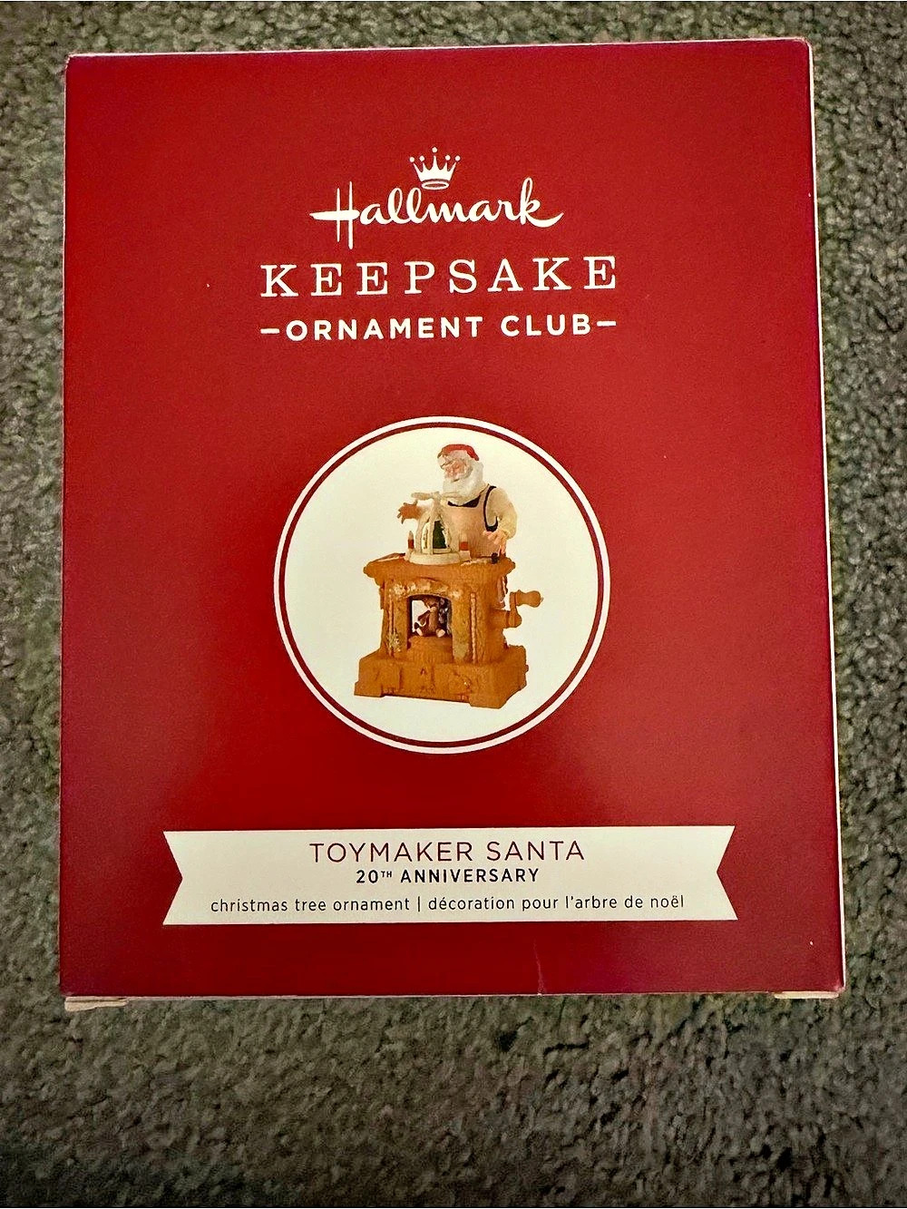 Hallmark 2019 Toymaker Santa 20th Anniversary Ornament